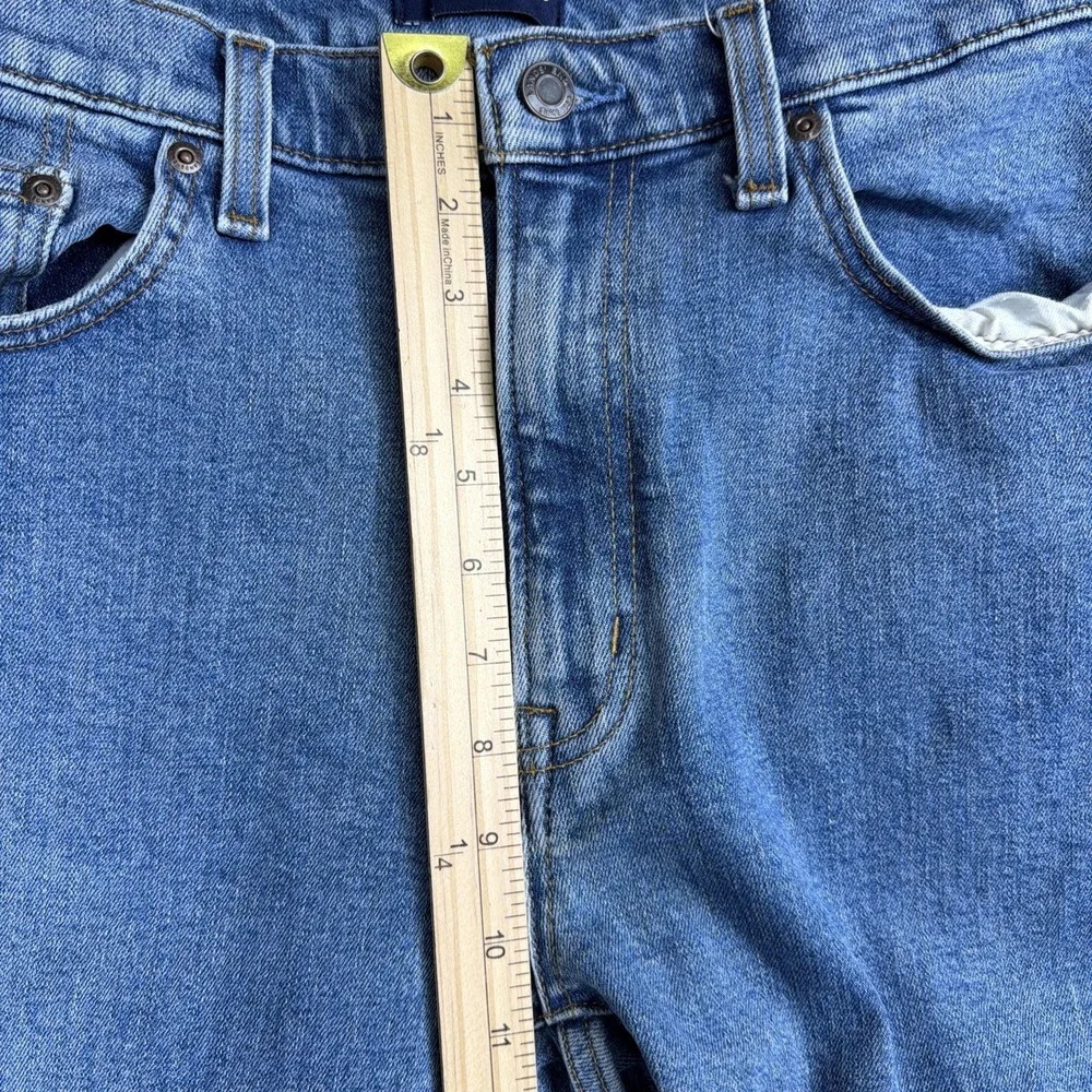 Lands End Straight Leg Jeans 36X32 Square Rigger Slim Fit Classic Outdoors